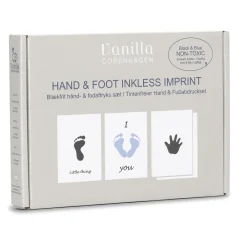 Vanilla COPENHAGEN Blækfri hånd og fodaftryk 2-pak - Blå/Sort- Hånd- & Fodaftryk