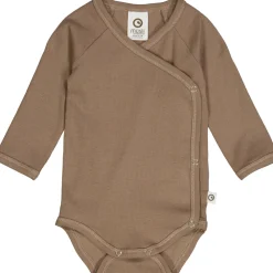 Müsli Body - Walnut- Bodystocking M. Skrålukning|Bodystocking Langærmet