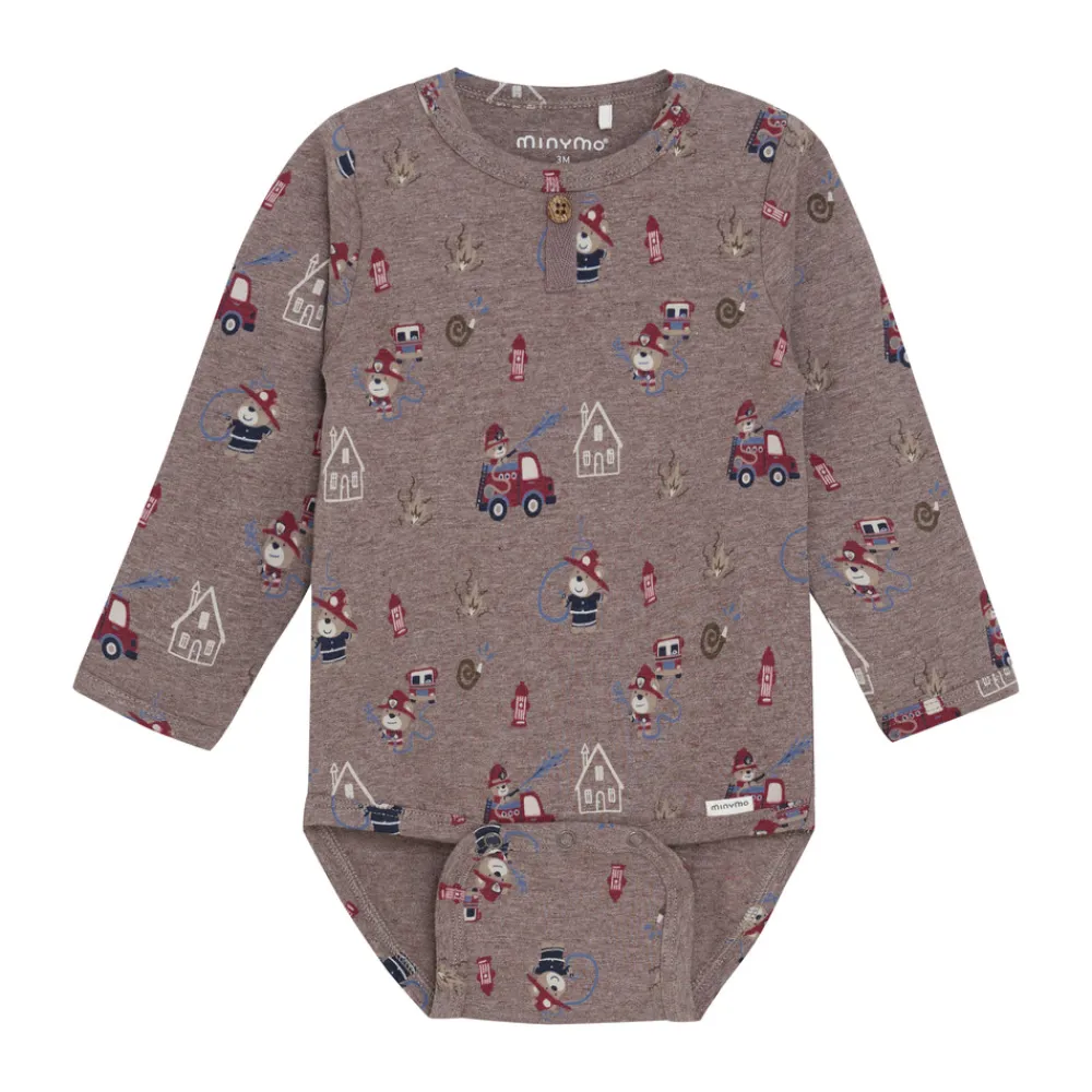 Minymo Body Langærmet - 2503- Bodystocking Langærmet