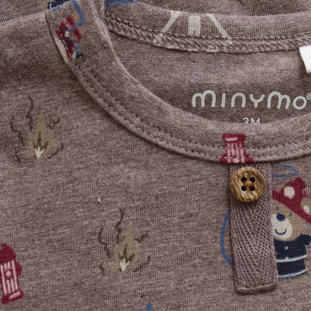 Minymo Body Langærmet - 2503- Bodystocking Langærmet