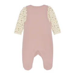 Fixoni Body langærmet m. Romper - Shadow gray- Heldragter M. Fod|Bodystocking Langærmet