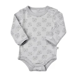 Pippi Body Langærmet Med Print 4-Pak - 190- Multipack|Bodystocking Langærmet