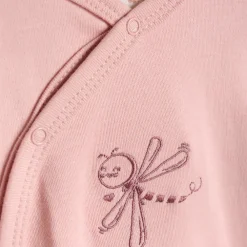 Fixoni Body langærmet m.romper - Misty Rose- Bodysæt|Heldragter M. Fod