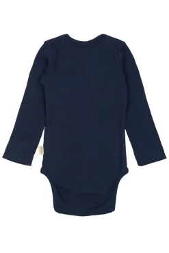 PETIT PIAO Body ls - Dress Blue- Bodystocking Langærmet