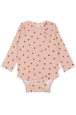 PETIT PIAO Body ls - Heart- Bodystocking Langærmet
