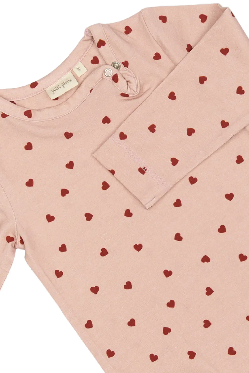 PETIT PIAO Body ls - Heart- Bodystocking Langærmet