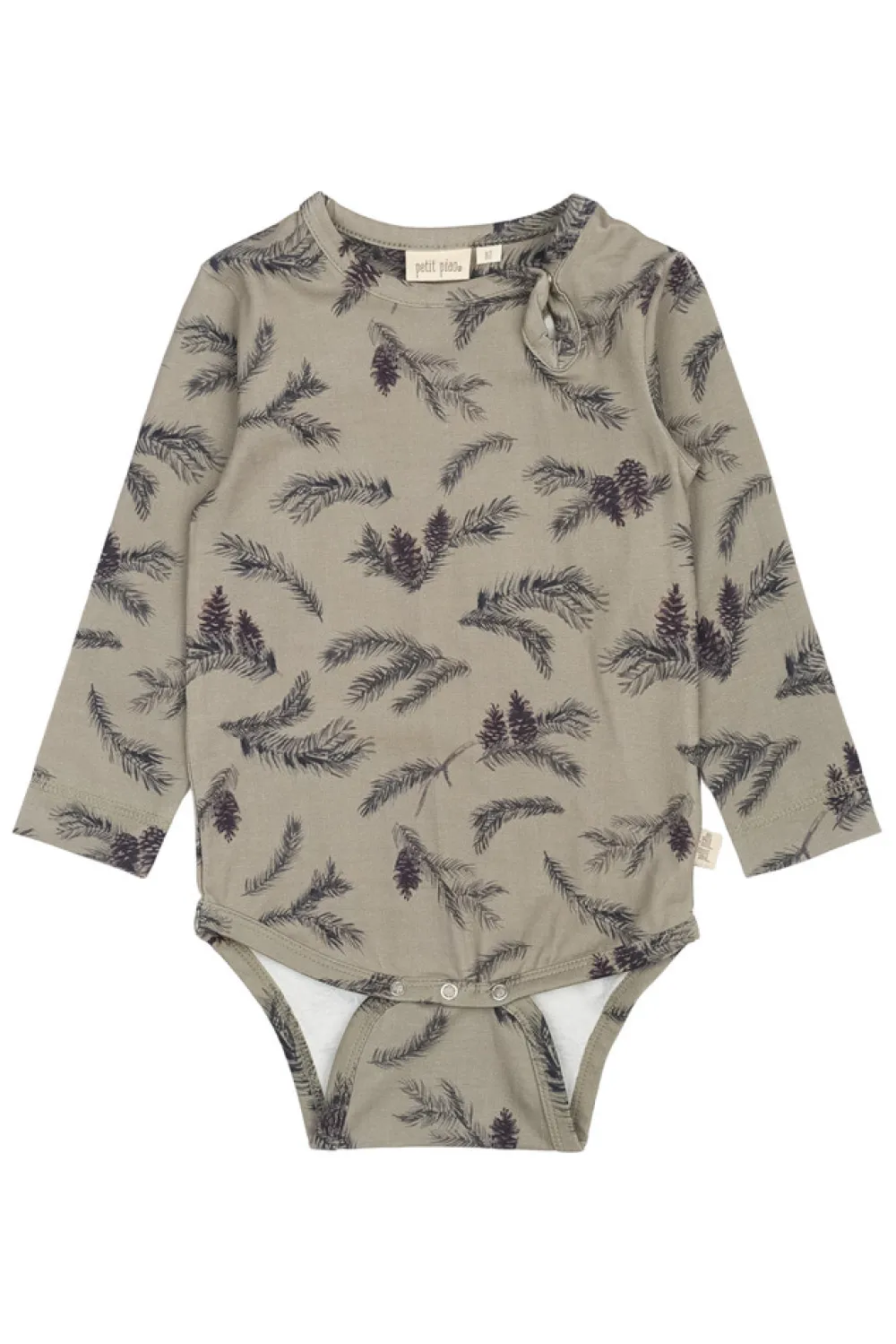 PETIT PIAO Body ls - Pine- Bodystocking Langærmet
