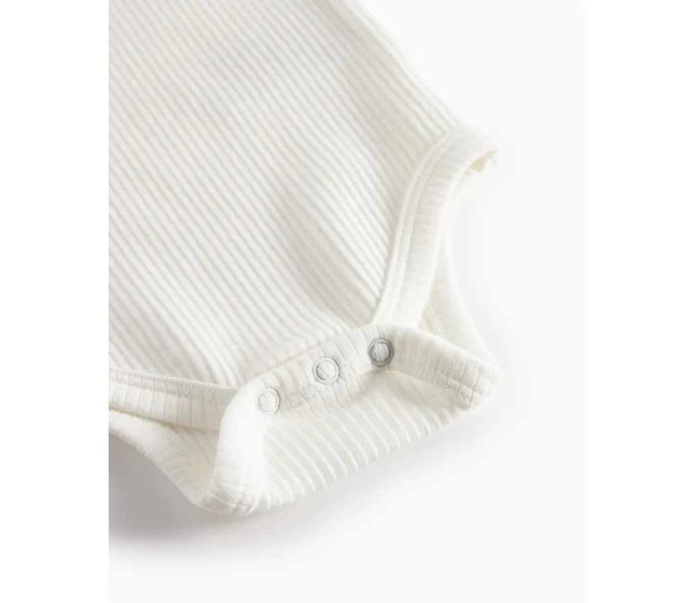 MarMar Copenhagen Body med lange ærmer - Gentle white- Bodystocking Langærmet