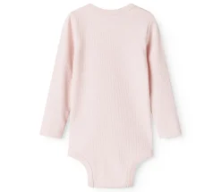 MarMar Copenhagen Body med lange ærmer - Rosa- Bodystocking Langærmet
