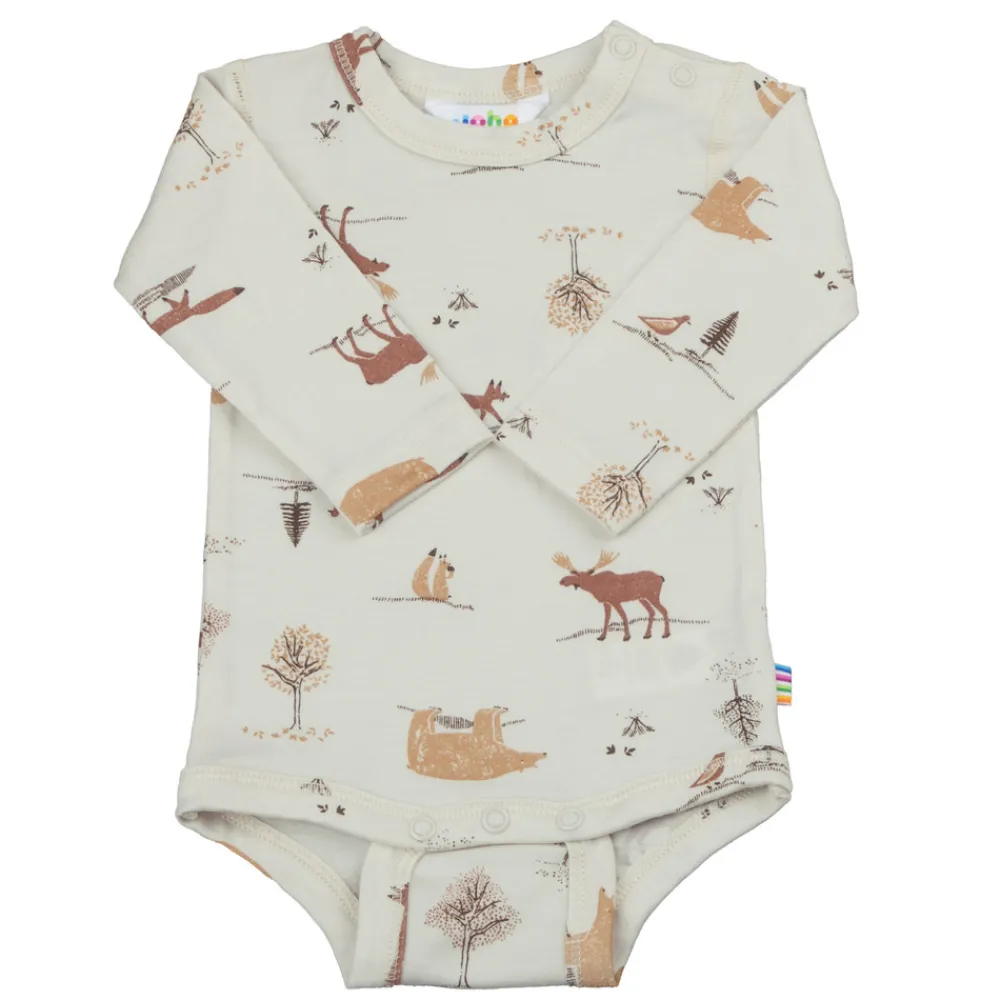 Joha Body m/lange ærmer - Light Beige- Uldbodyer|Bodystocking Langærmet