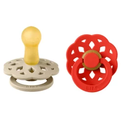 BIBS Boheme 2 pk Latex Size 1 Vanilla/Candy Apple- Sutter