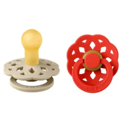 BIBS Boheme 2 pk Latex Size 2 Vanilla/Candy Apple- Sutter