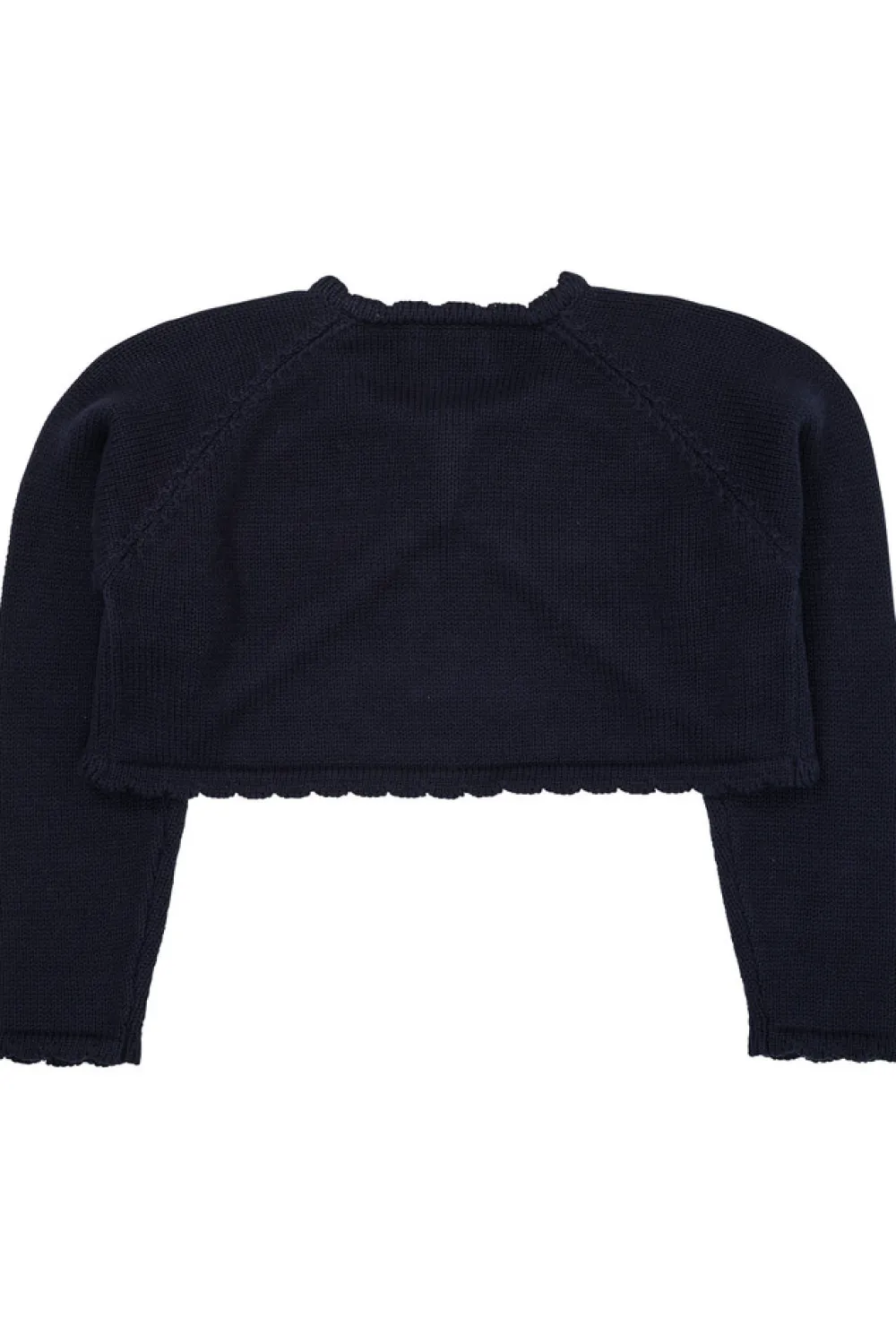 Copenhagen Colors Bolero m. hjerter - NAVY- Cardigans, Veste & Trøjer