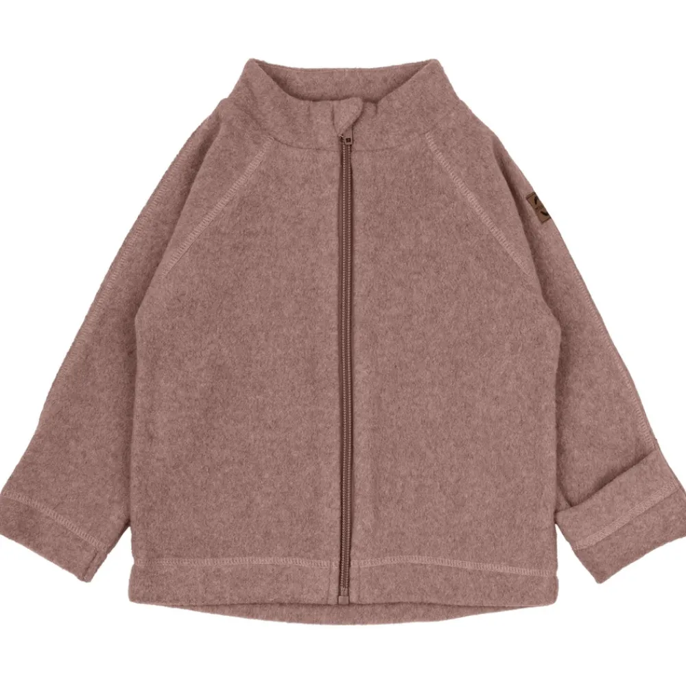 Mikk-Line Bomuld Fleece Baby Jakke - BURLWOODME- Softshell & Fleece
