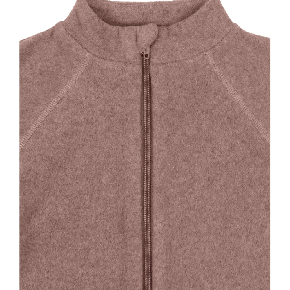 Mikk-Line Bomuld Fleece Baby Jakke - BURLWOODME- Softshell & Fleece