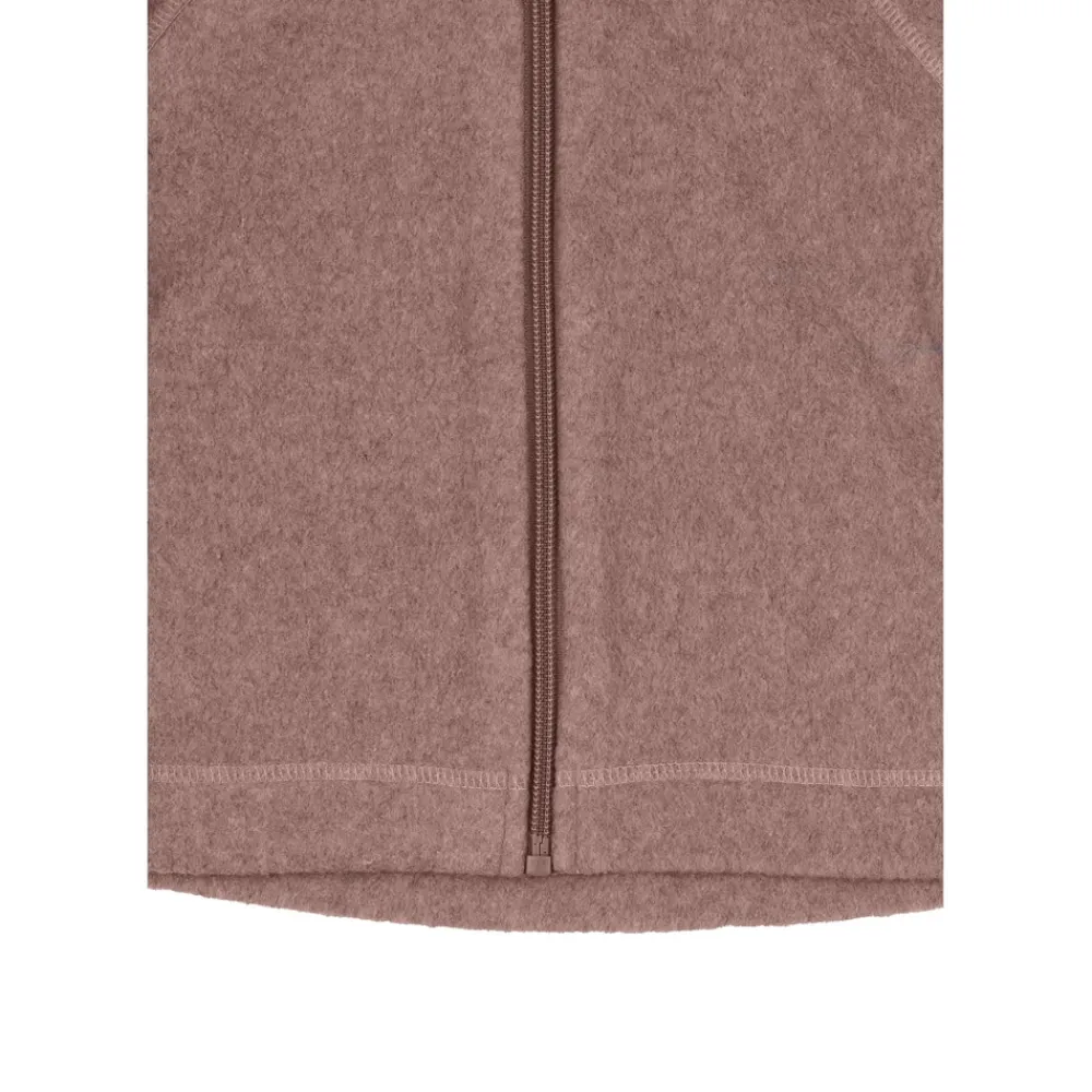 Mikk-Line Bomuld Fleece Baby Jakke - BURLWOODME- Softshell & Fleece