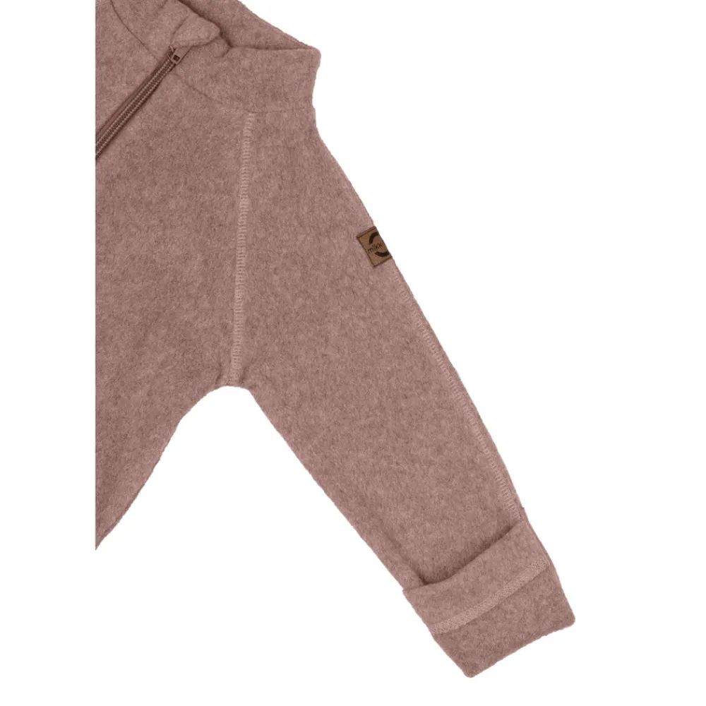 Mikk-Line Bomuld Fleece Baby Jakke - BURLWOODME- Softshell & Fleece