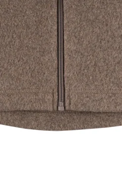 Mikk-Line Bomuld Fleece Jakke - MELANGE DENVER- Softshell & Fleece