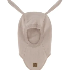 Mikk-Line Bomulds elefanthue med lange ører - WARM TAUPE- Elefanthuer & Huer