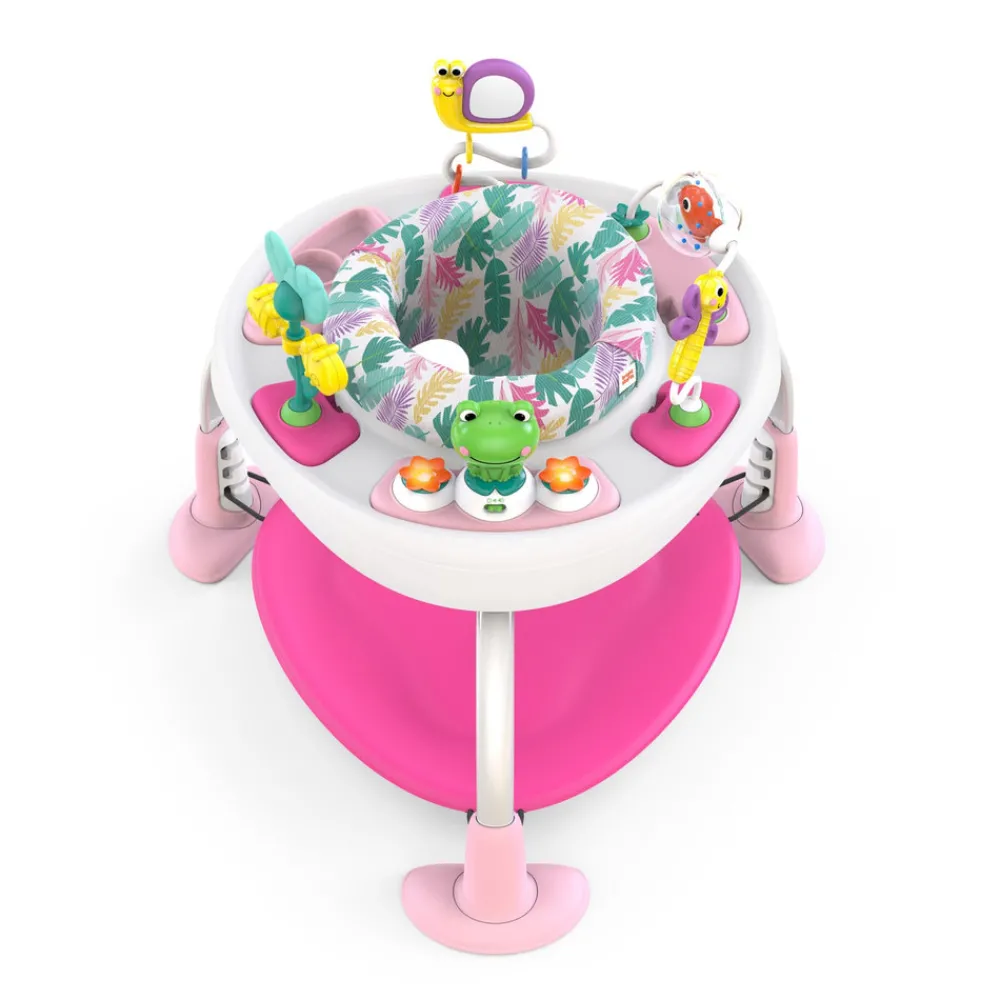 Bright Starts Bounce Bounce Baby 2-in-1 legetrampolin og bord- Gåvogne & Aktivitetsborde