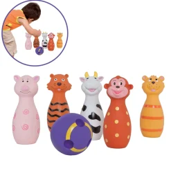 Ludi Bowlingsæt - Dyr- Aktivitetslegetøj