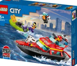 LEGO® Brandvæsnets redningsbåd 60373 City- Lego