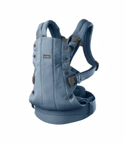 BabyBjörn Bæresele Harmony - Vævet mélange, Blå- Bæreseler & Vikler