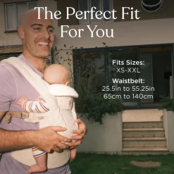 Ergobaby Bæresele, Omni Deluxe, Bomuld - Onyx Black- Bæreseler & Vikler