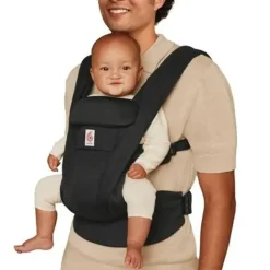 Ergobaby Bæresele, Omni Deluxe, Bomuld - Onyx Black- Bæreseler & Vikler