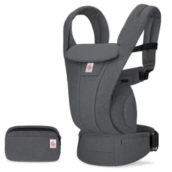 Ergobaby Bæresele, Omni deluxe, Mesh - Graphie Grey- Bæreseler & Vikler