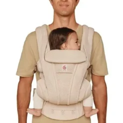 Ergobaby Bæresele, Omni Deluxe, Mesh - Natural Beige- Bæreseler & Vikler