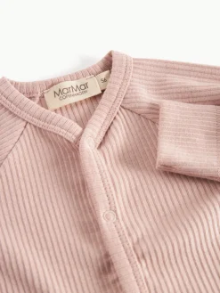 MarMar Copenhagen Bruno Langærmet Body - Faded rose- Bodystocking Langærmet