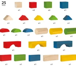 Brio Byggeklodser - FSC®- Træklodser
