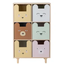 Bloomingvillemini Calle Bogreol m/skuffer, Natur, Kejsertræ-Børn Reoler