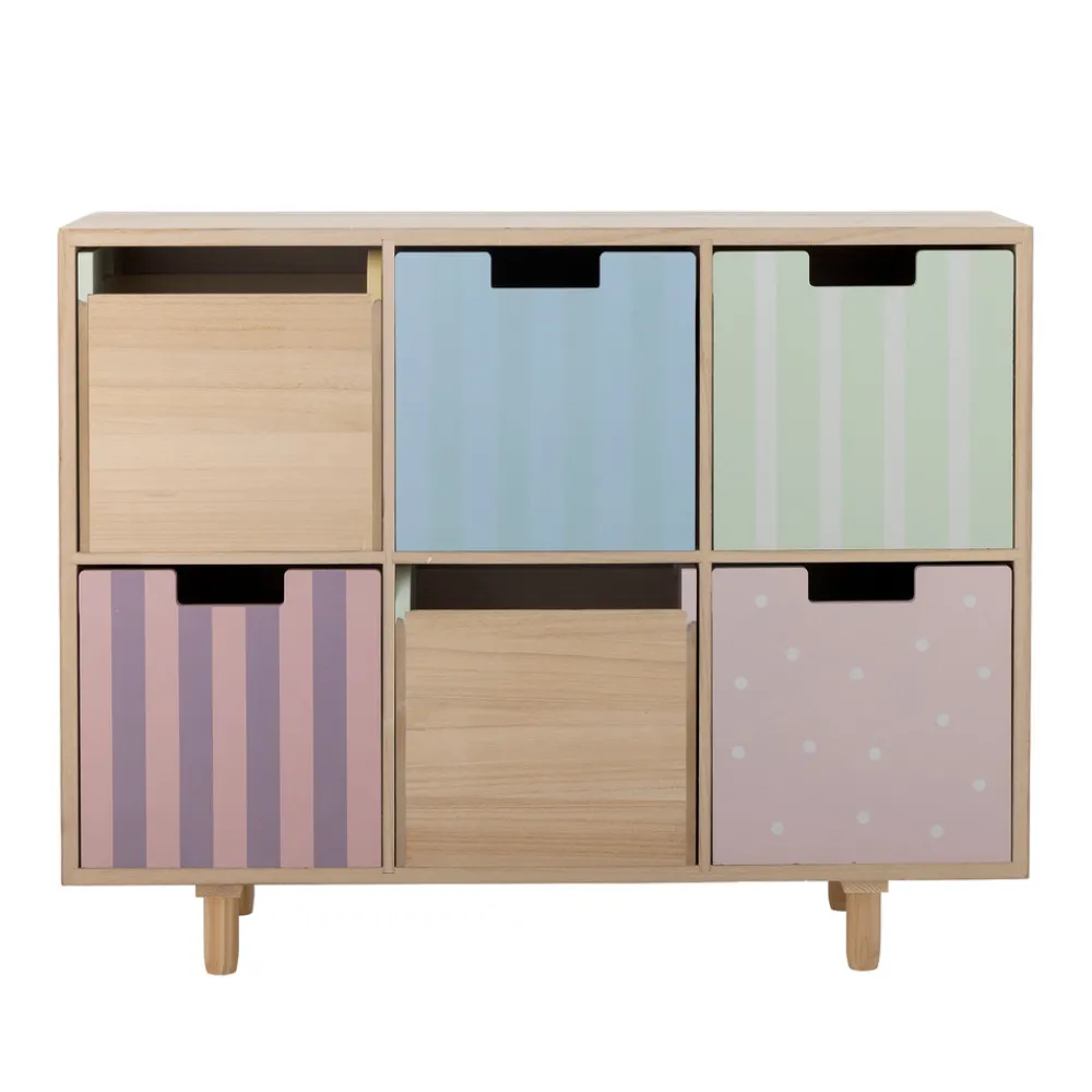 Bloomingvillemini Calle Bogreol m/skuffer, Natur, Kejsertræ-Børn Reoler