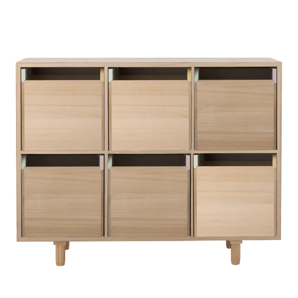 Bloomingvillemini Calle Bogreol m/skuffer, Natur, Kejsertræ-Børn Reoler