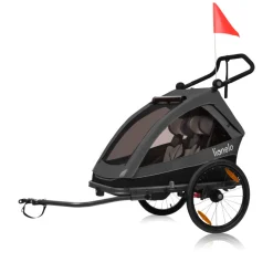 Lionelo Cama multivogn - grey graphite- Cykelvogne