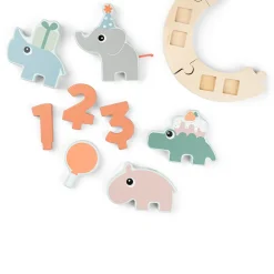 Done By Deer Celebration parade Deer friends Farvemix-Børn Fødselsdagstoge|Trælegetøj