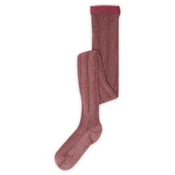 MP Denmark Celosia glitter strømpebukser - Maroon- Strømpebukser