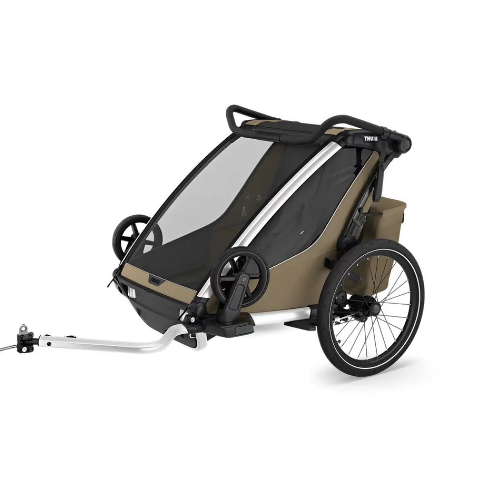 Thule Chariot Cross 2 double - Faded Khaki- Cykelvogne