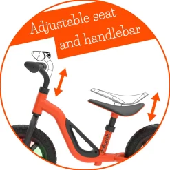 Chillafish Charlie Glow balancecykel - Orange- Løbecykler & Cykler