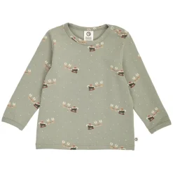 Müsli Christmas Bluse - Shadow/Deep green/Balsam cream- Juletøj|Bluser