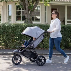 Baby Jogger City Elite 2 inkl. frontbøjle - pike- Klapvogne Med Flade Sæder