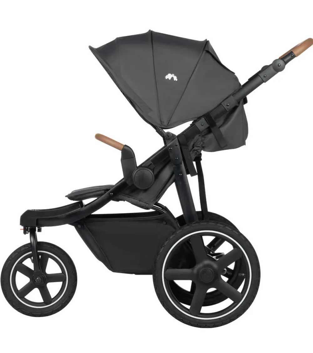 Bebeconfort Cloudy mineral graphite- Klapvogne Med Flade Sæder