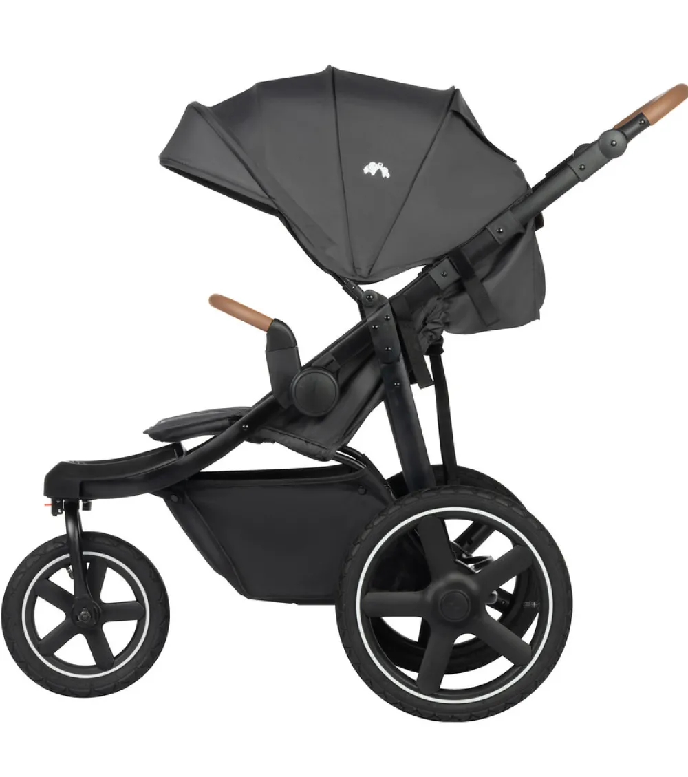 Bebeconfort Cloudy mineral graphite- Klapvogne Med Flade Sæder