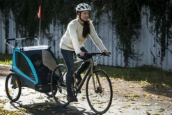 Thule Coaster XT - blue- Søskende/Tvillingevogne|Cykelvogne