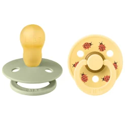 BIBS colour 2 pk ladybug latex str 3 sage mix- Sutter