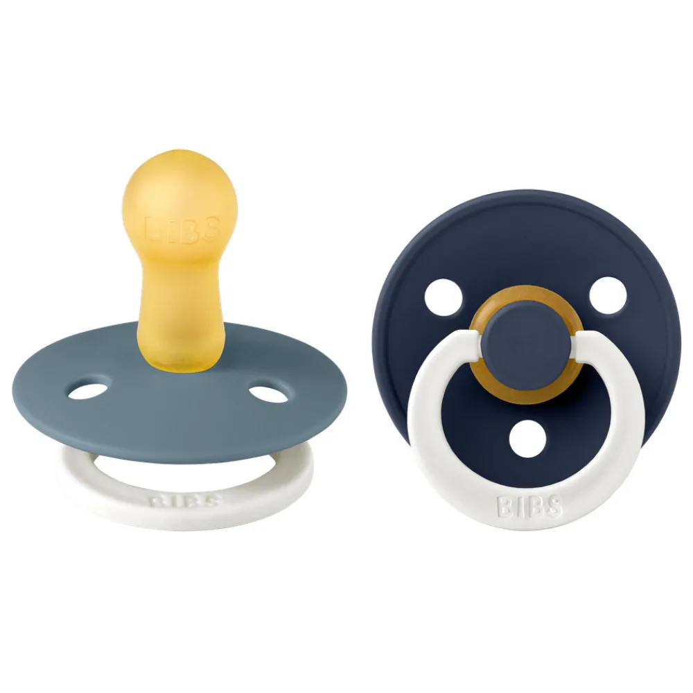 BIBS Colour 2 pk Latex str. 2 Petrol GLOW/Deep Space GLOW- Sutter