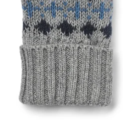 Wheat Cotta Jacquard Luffer - Grey melange- Luffer & Vanter