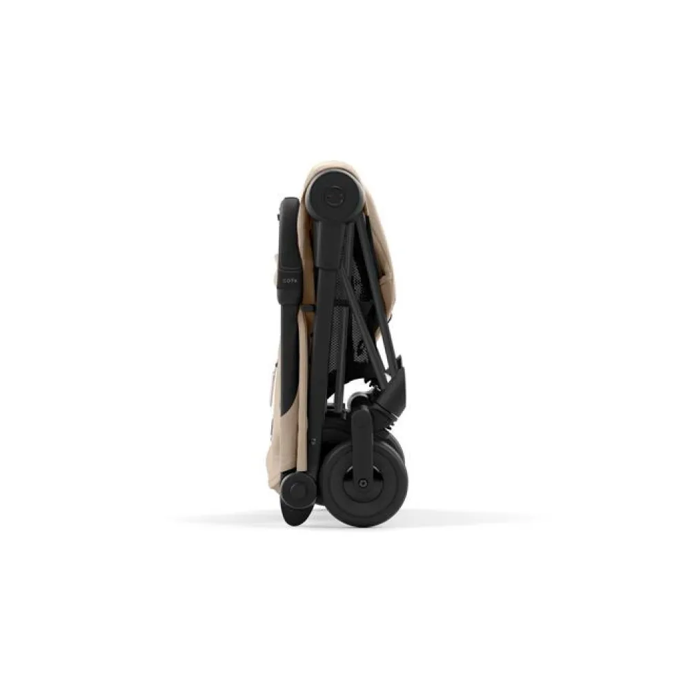 Cybex COYA - Matt Black Cozy Beige- Rejseklapvogne